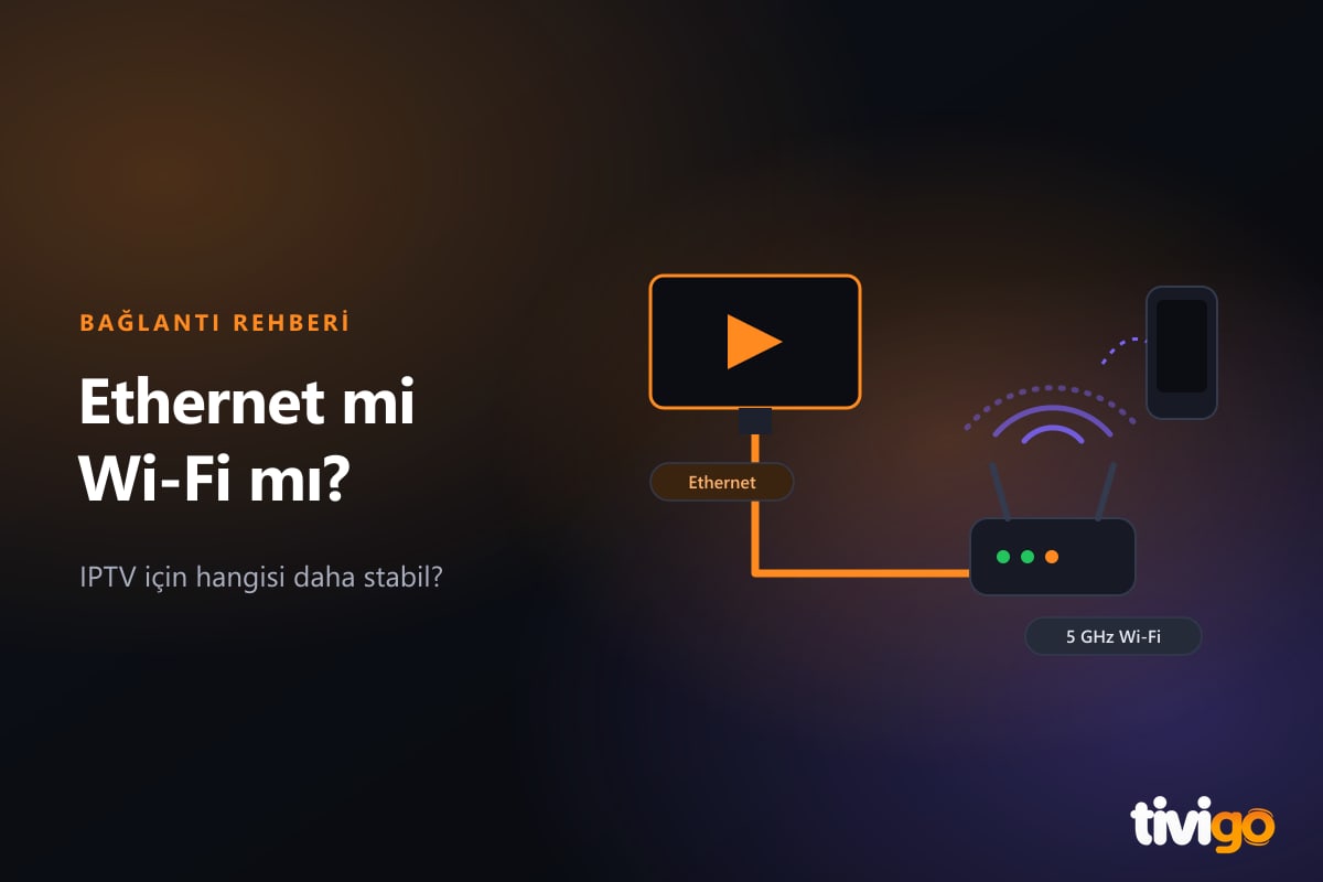 Televizyon, modem ve kablosuz sinyal ile ethernet kablosu karşılaştırması