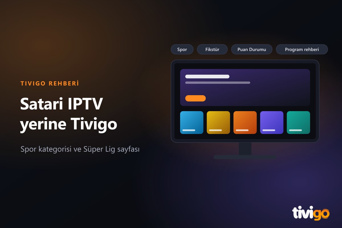 Tivigo Windows uygulamasında Süper Lig puan durumu penceresi