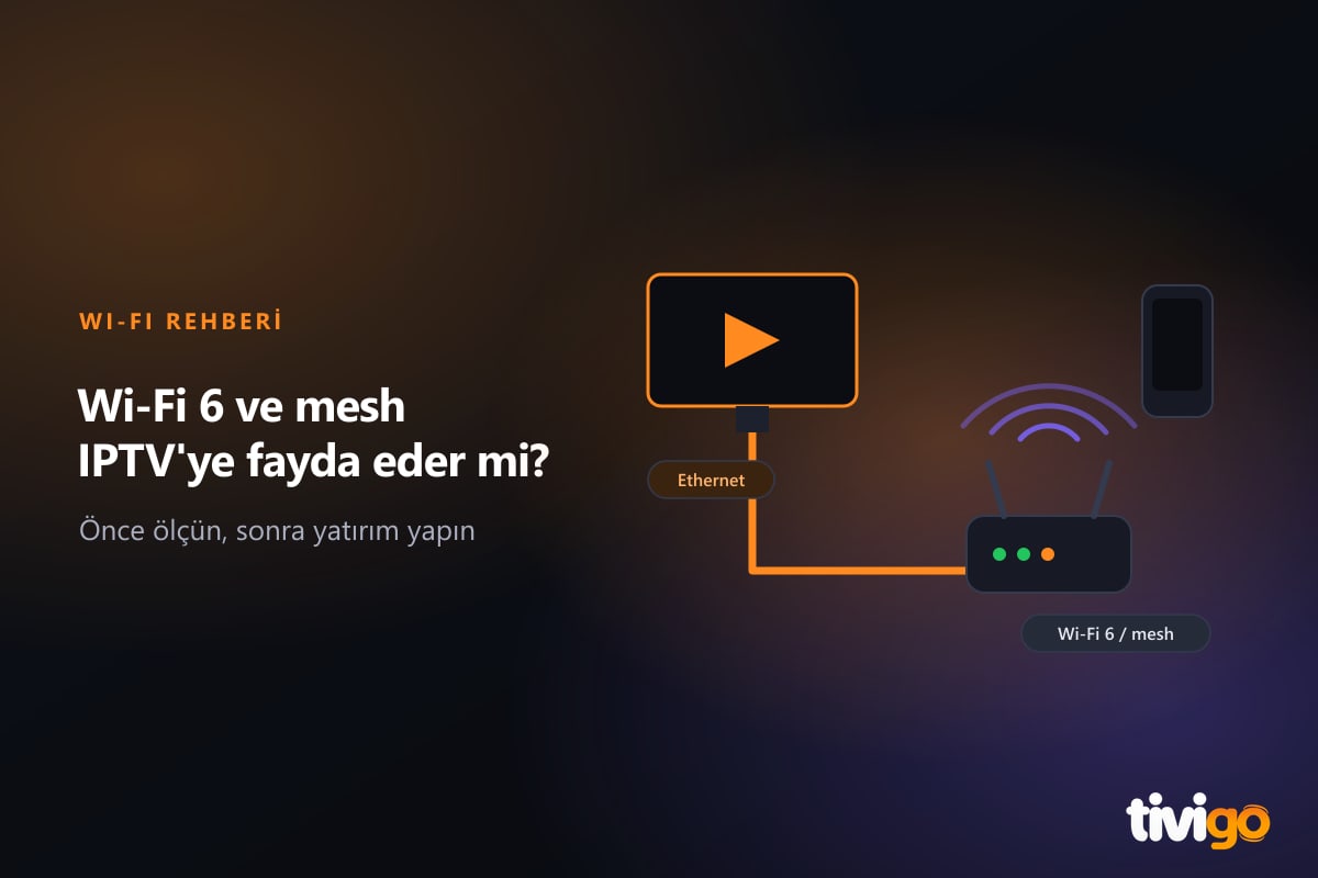 Modemden televizyona kablo ve kablosuz bağlantıyı gösteren görsel